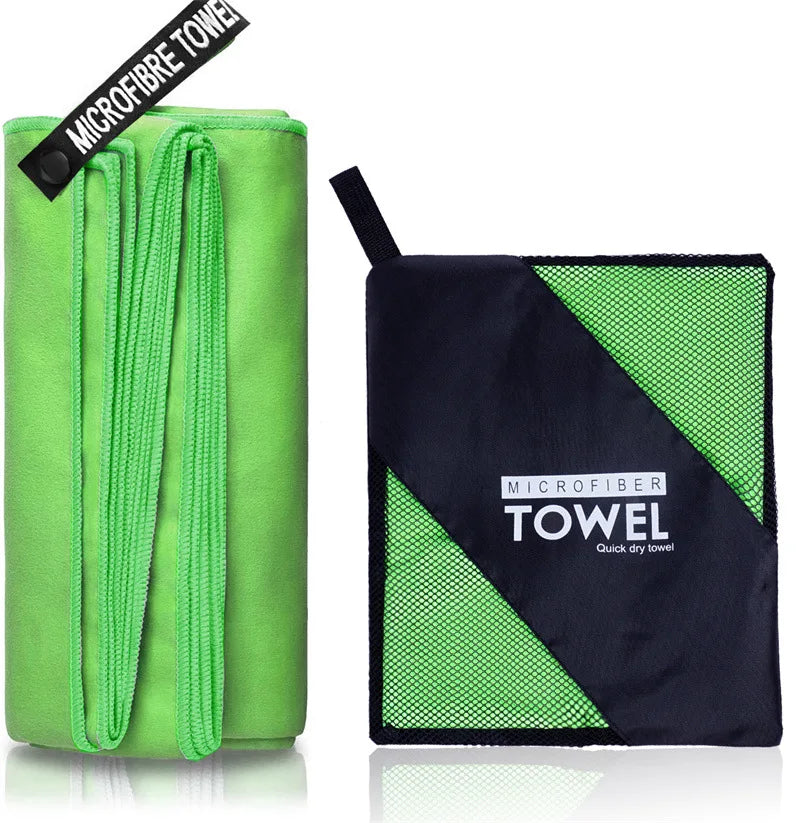 Microfiber Quick Dry Towel Silver ION OdorFree