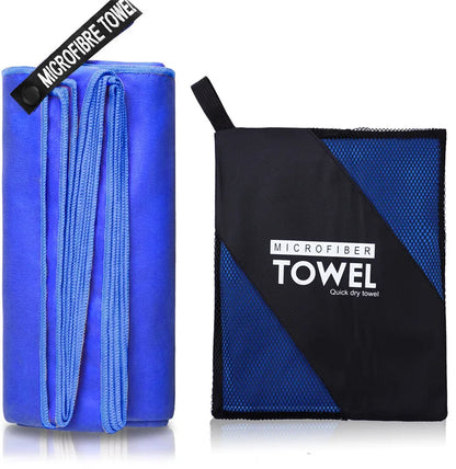 Microfiber Quick Dry Towel Silver ION OdorFree
