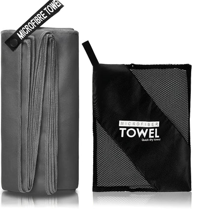 Microfiber Quick Dry Towel Silver ION OdorFree